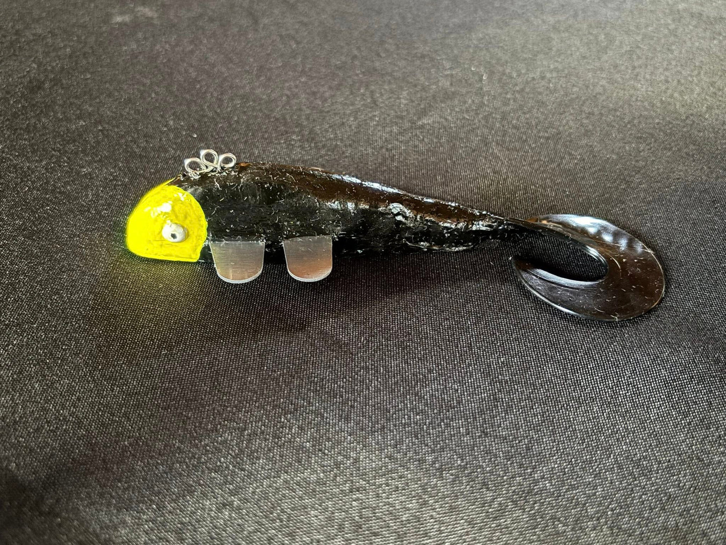 Yellow Black Aluminum Fin