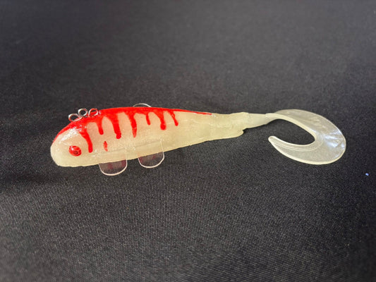 Red Glow Tiger Clear Fin