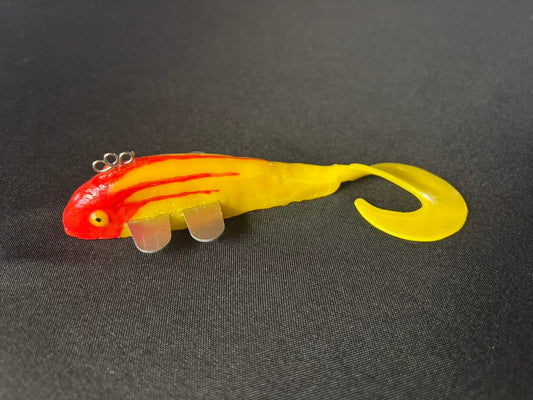 Yellow Red Greaser Aluminum Fin