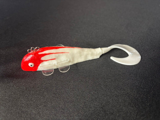 Red White Greaser Clear Fin