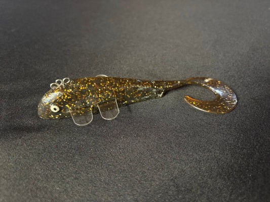 Brown Gold Clear Fin