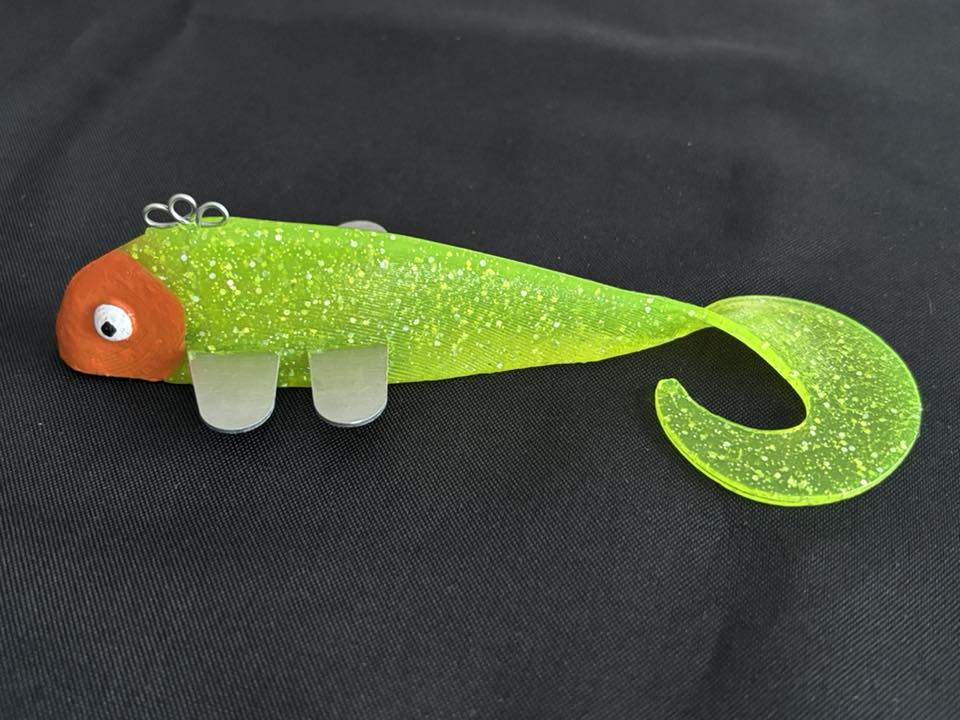 Orange Green Standard Aluminum Fin